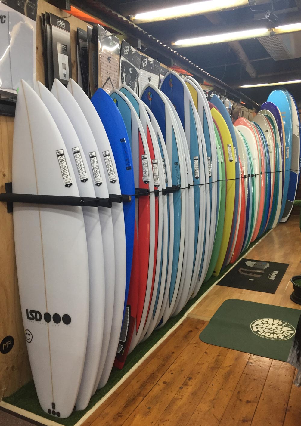 surfing board