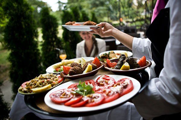 variety of salads