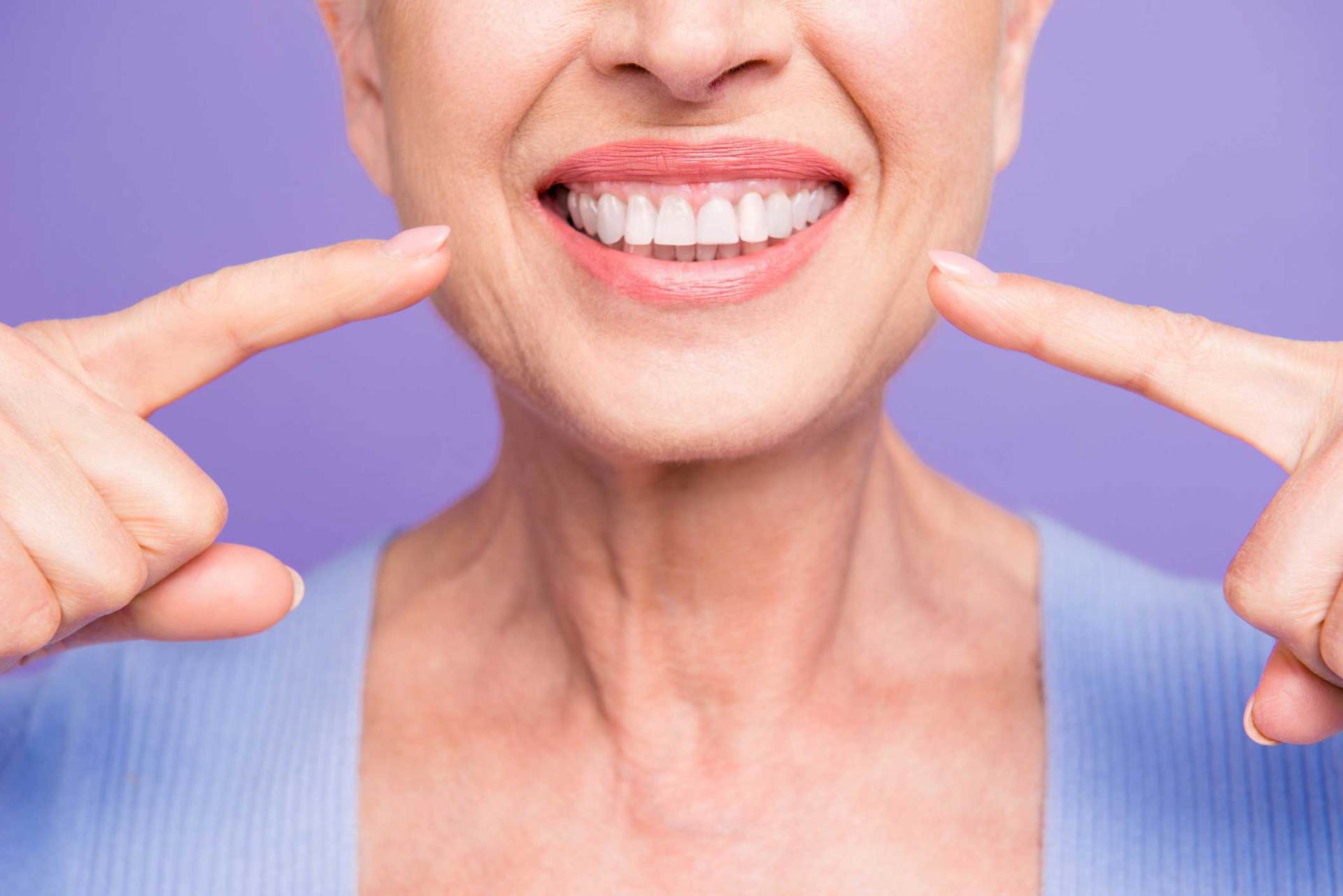 Old Woman Smiling — Lima, OH — Whole Health Dentistry