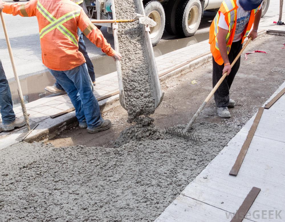 Pouring Concrete in Sidewalk — Tucker, GA — Norton Civil Construction
