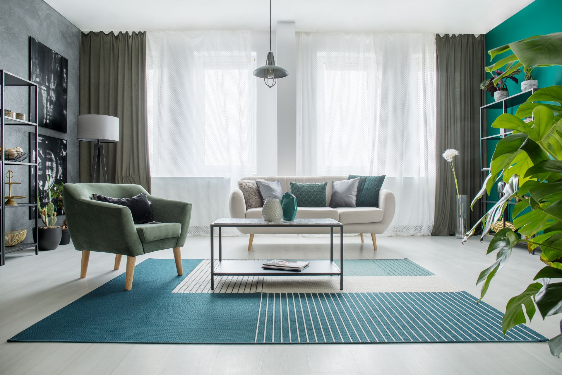tidy modern room