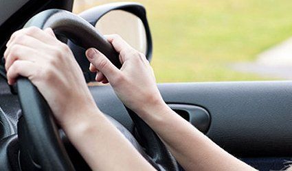 hands on steering