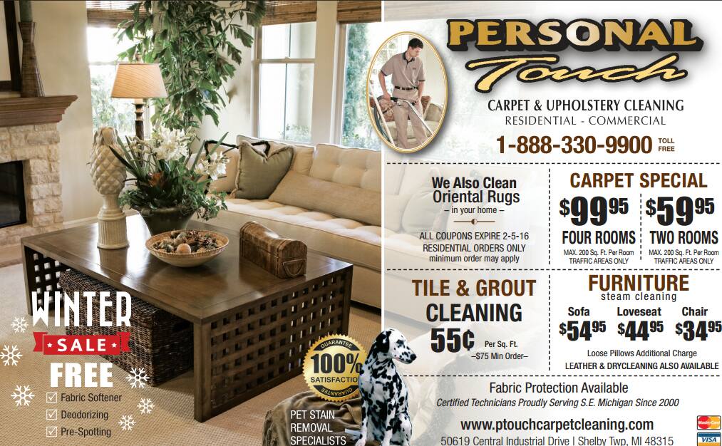 Personal Rug Cleaning — Rug Cleaning Services in Ira Township, MI