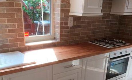 We do bathroom and kitchen installations