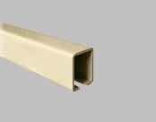 RW Type Enclosed Straight Track Painted Beige or Stainless Steel, 10' Lengths
