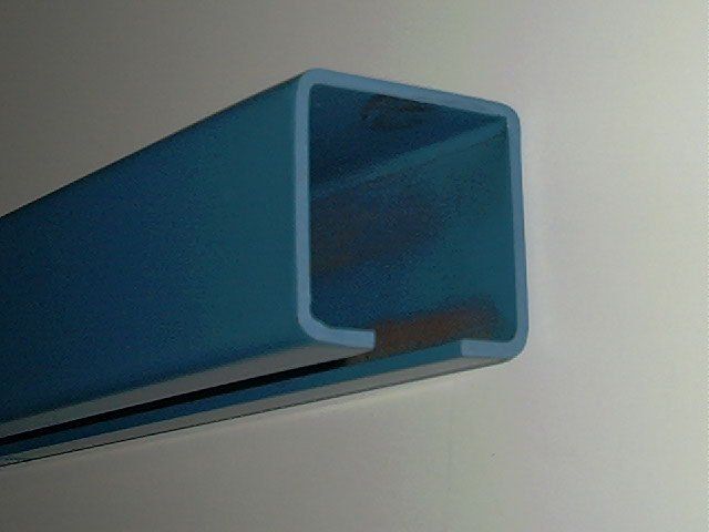 Std. Enclosed Track Painted Blue, Green or Unpainted, 20'  Stock Lengths