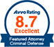 Avvo Rating 8.7 Superb Featured Attorney Criminal Defense | Freeman & Fuson Franklin, TN
