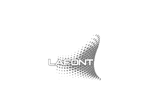 Un logo noir et blanc pour lafont sur fond blanc