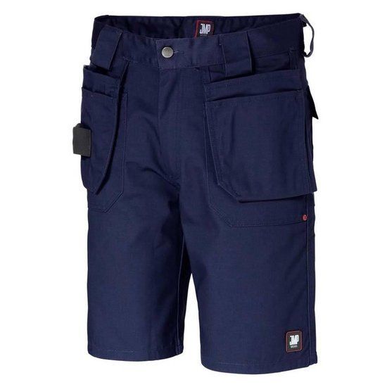 Une paire de shorts bleus avec des poches sur le côté