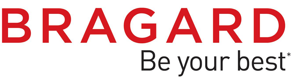 Le logo de Bragard est rouge et noir et dit soyez le meilleur.