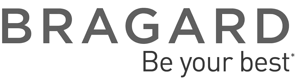 Le logo bragard be your best est sur fond blanc.
