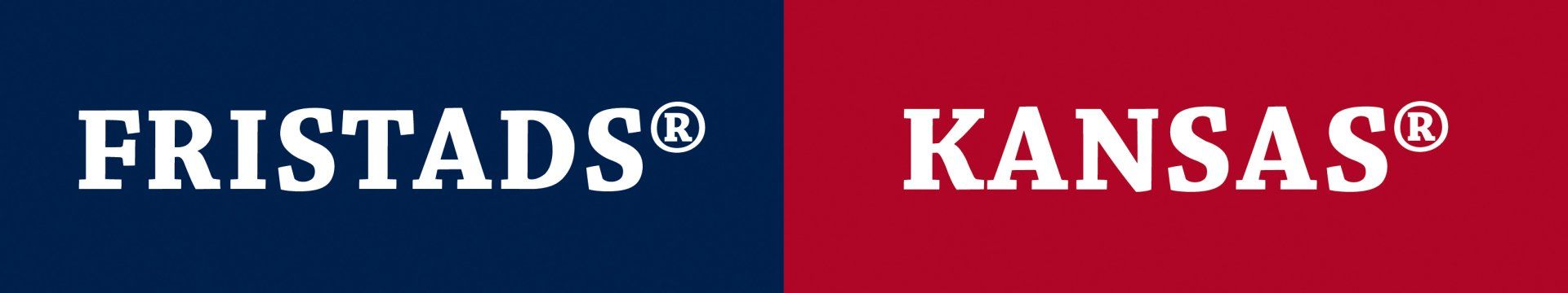 Un logo bleu et rouge pour fristads kansas