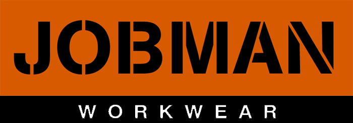 Le logo de Jobman Workwear est orange et noir