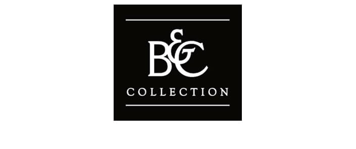 Un logo noir et blanc pour une entreprise appelée be collection.