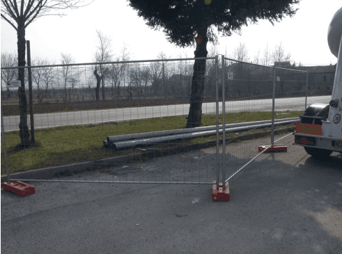 Recinzioni per zone da cantiere