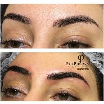 microblading eyebrows semi permanant makeup in northlondon muswellhill kayandkompany beauty salon in n10 n22