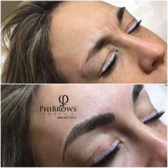 microblading eyebrows semi permanant makeup in northlondon muswellhill kayandkompany beauty salon in n10 n22