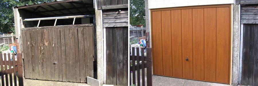 garage door wood