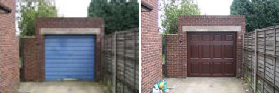 garage door brick
