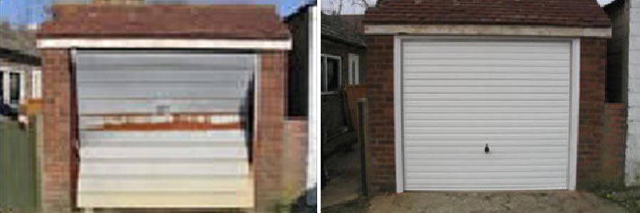 garage door white