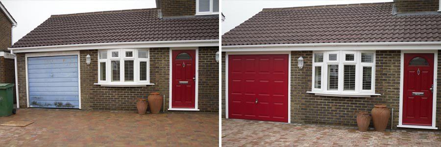 garage door red