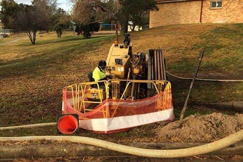 Horizontal Drilling — Drilling, exacavation and earthworks in Kiama, NSW Horizontal Drilling — Drilling, exacavation and earthworks in Kiama, NSW