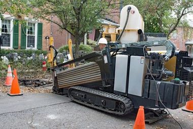 Directional Drill Excavator — Drilling, exacavation and earthworks in Kiama, NSW Directional Drill Excavator — Drilling, exacavation and earthworks in Kiama, NSW