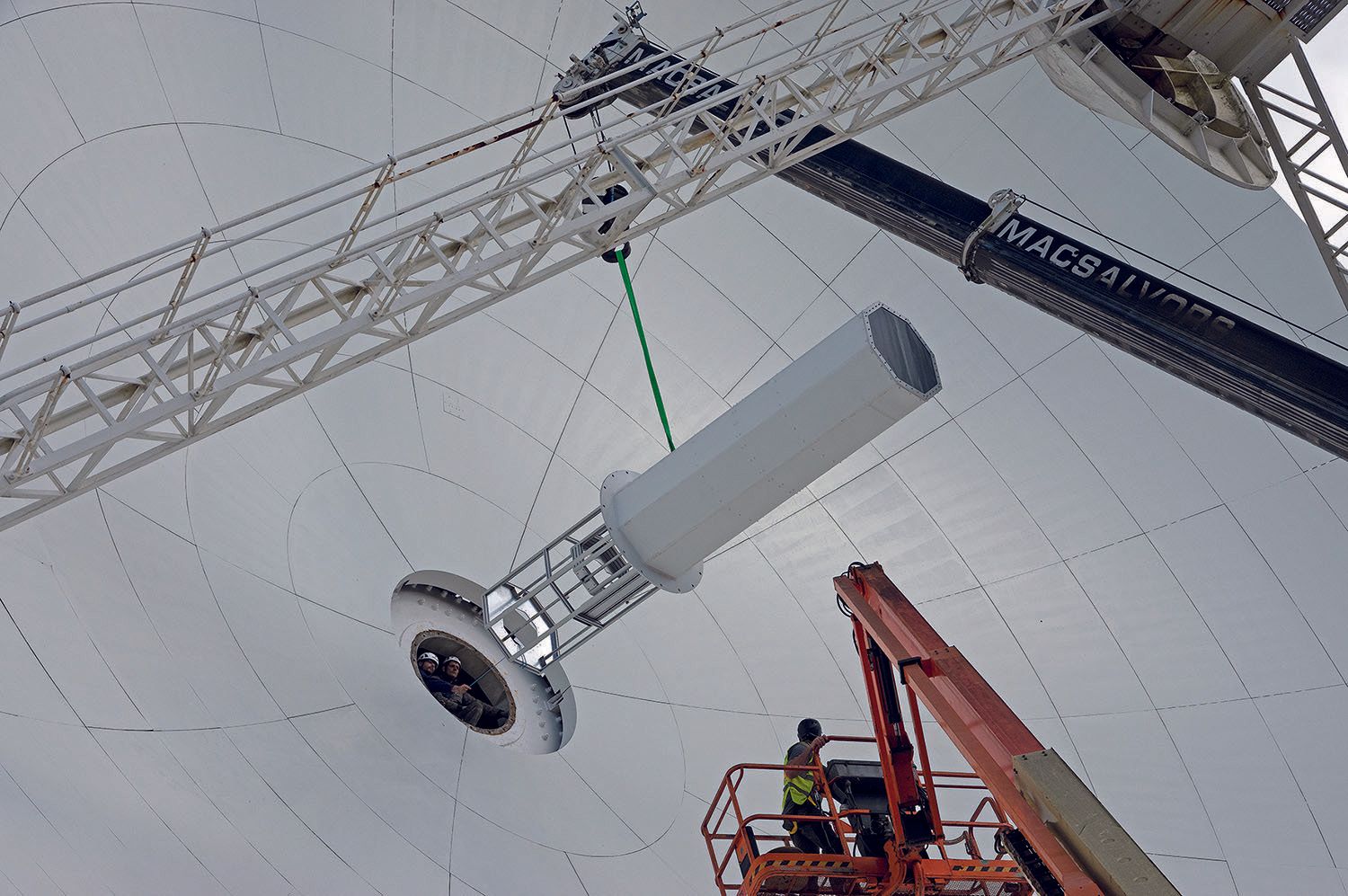 Installation of Feed Horn