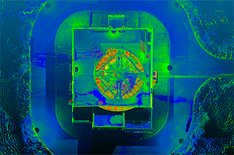 Point Cloud view of Ghy 6 from below
