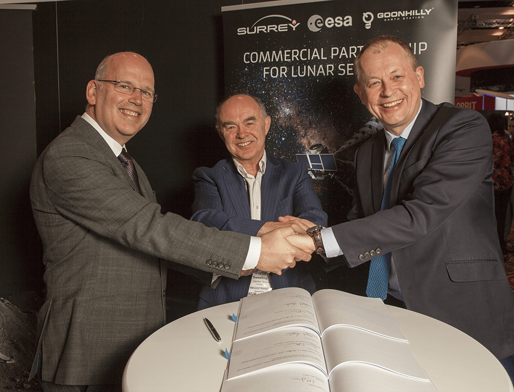 Image of Ian Jones joining forces with SSTL and Astrobotic