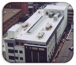 Harrisburg University Building — New Cumberland, PA — Allied Roofing and Sheetmetal, Inc. Harrisburg University Building — New Cumberland, PA — Allied Roofing and Sheetmetal, Inc.