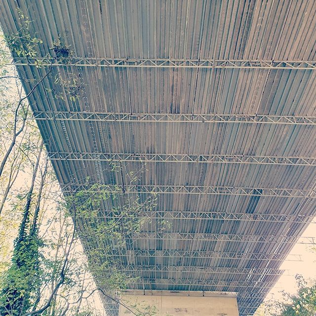 ponteggio sospeso installato