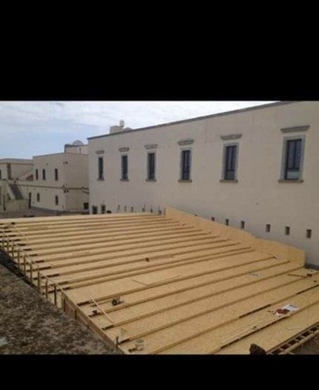 ponteggio in legno