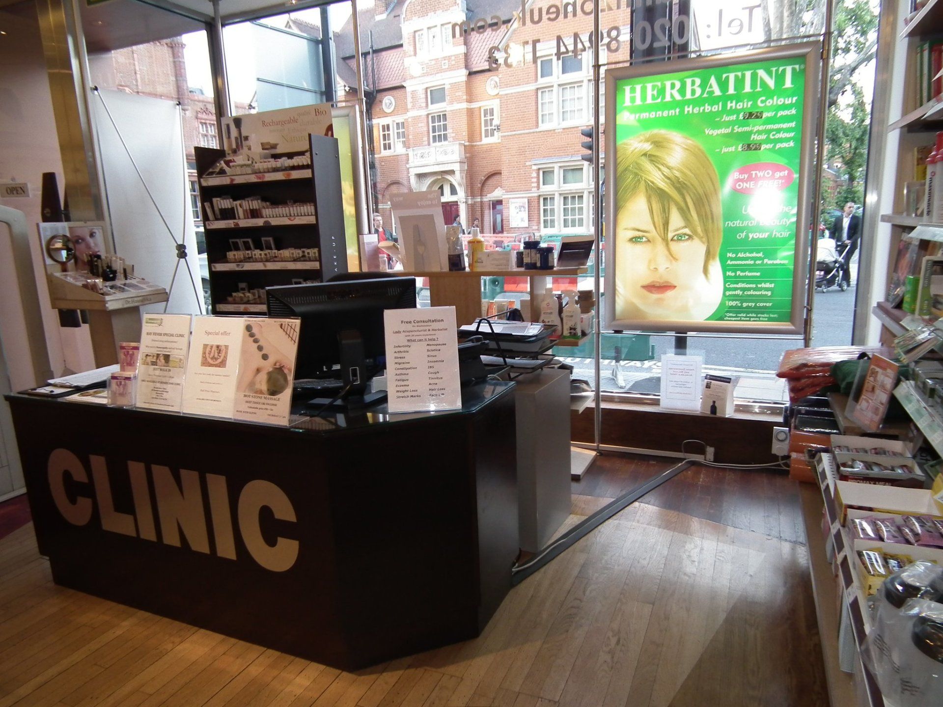 back massage in Wimbledon at the Health Zone Clinic