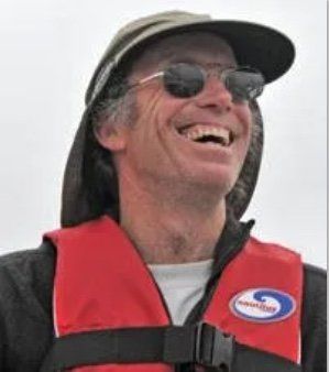 Captain Kirk sailing for a private charter ash scattering on San Francisco Bay