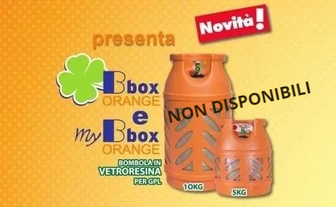 Vendita bombole a gas a Roma in vetroresina