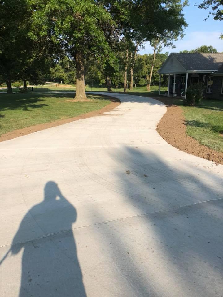 Driveway installation in Jefferson City