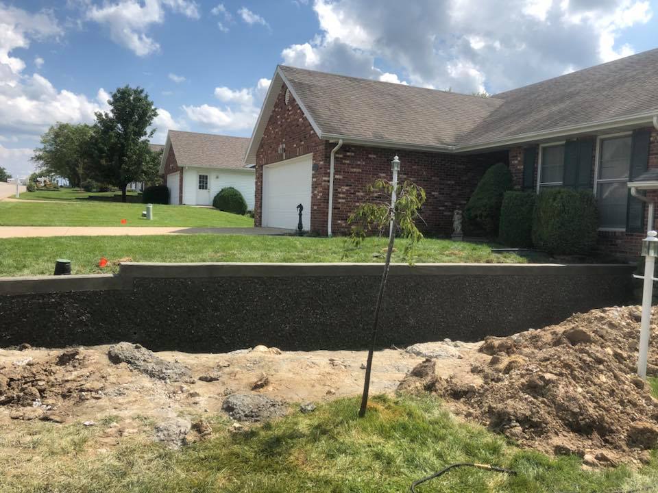 retaining wall in jefferson city