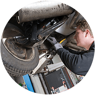 fixing a car