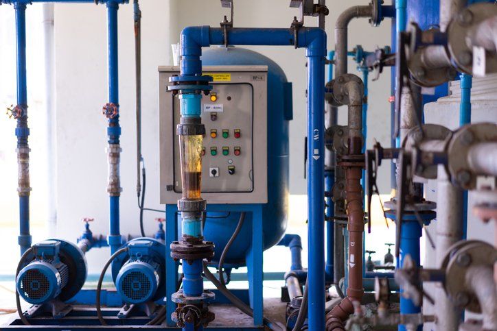 Heating — Heating Pump in Control Room in Champaign, IL