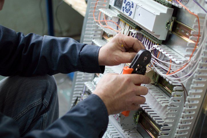 Industrial HVAC Repair & Installation in Champaign, Illinois — Electrician Repair HVAC Control Cubicle in Champaign, IL Industrial HVAC Repair & Installation in Champaign, Illinois — Electrician Repair HVAC Control Cubicle in Champaign, IL