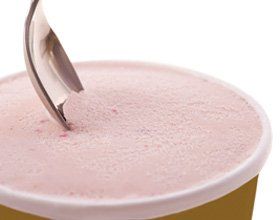 Ice cream - Deeside, Clwyd - Deeside Creameries - Pink ice cream Ice cream - Deeside, Clwyd - Deeside Creameries - Pink ice cream