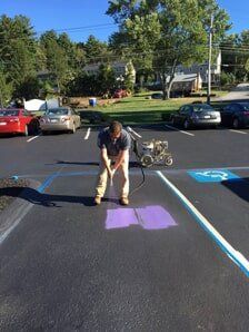 Combat Wounded Parking 1 — Asphalt Service in Worcester, MA