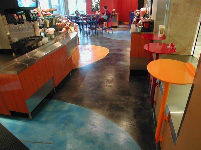 Decorative concrete floor New York