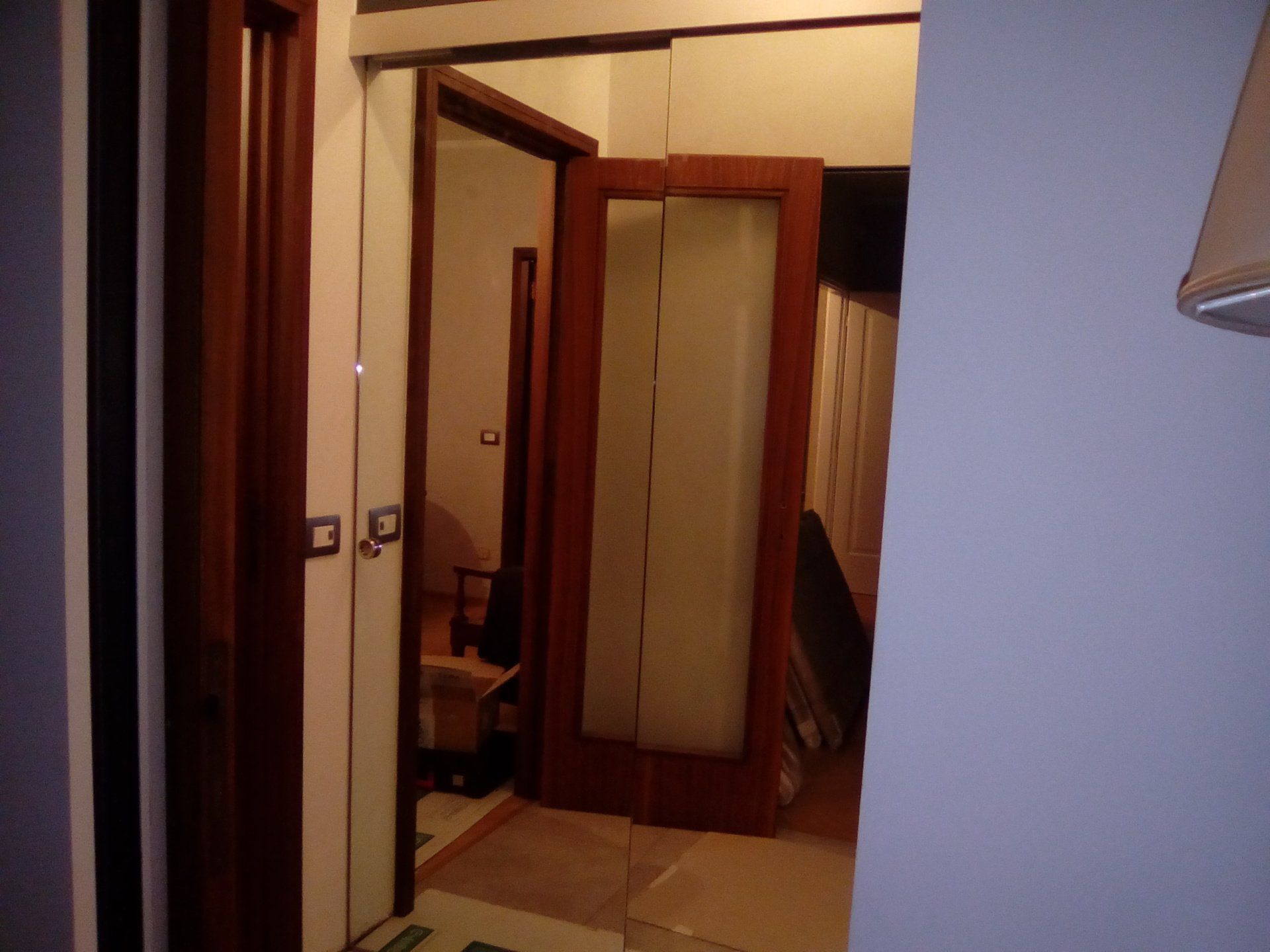 porta vetro legno