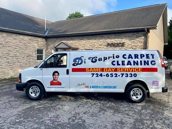 Carpet Cleaning Van — New Castle, PA — DiCaprio Carpet Cleaning Carpet Cleaning Van — New Castle, PA — DiCaprio Carpet Cleaning