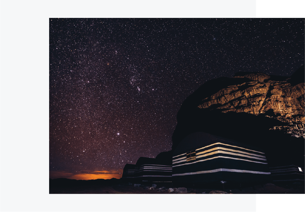 Bedouin Desert Night Night in the Desert - Journey the Jordan