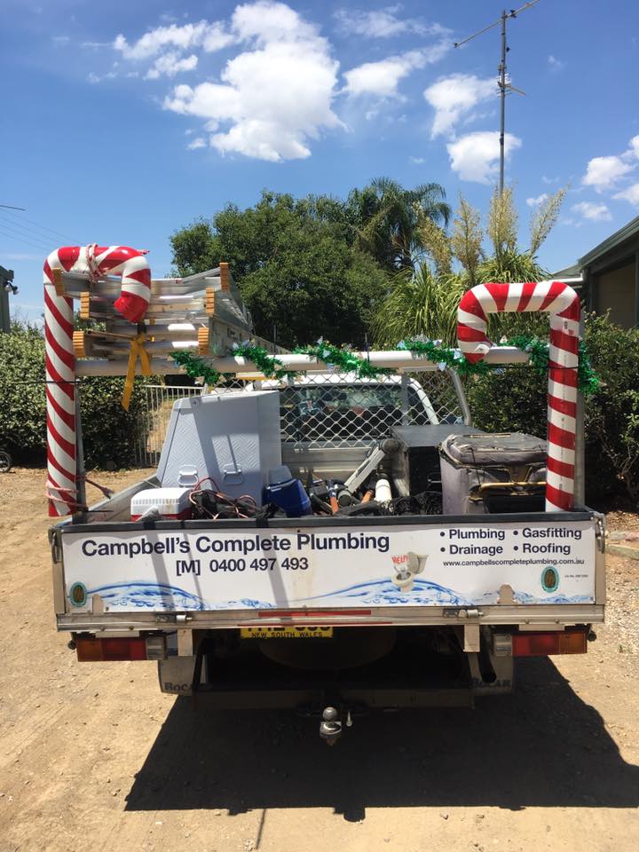 Work Truck — Campbell’s Complete Plumbing in Tamworth, NSW