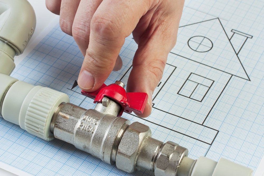 Piping Parts On A House Plan — Campbell’s Complete Plumbing in Tamworth, NSW