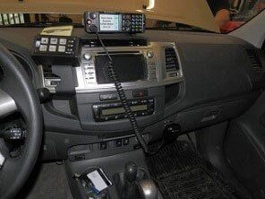 Vehicle installations of communications and ANPR